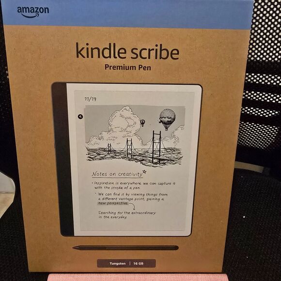 Amazon Kindle Scribe (16GB)  with Pink Cover NEW - Picture 3 of 4